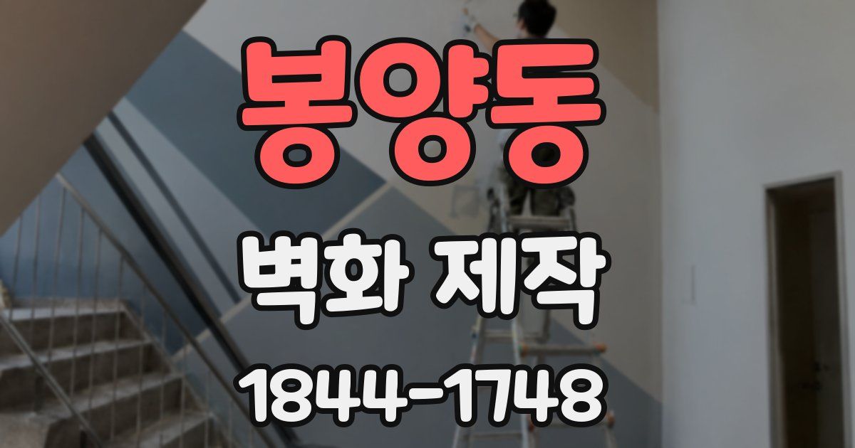 봉양동 벽화 제작