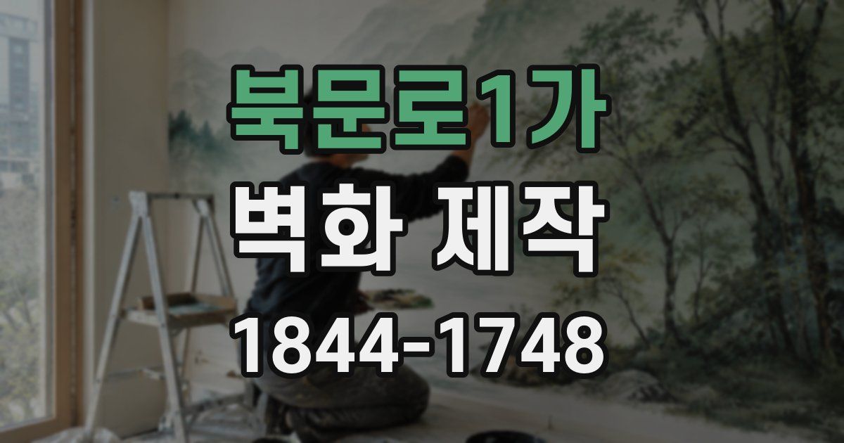 북문로1가 벽화 제작