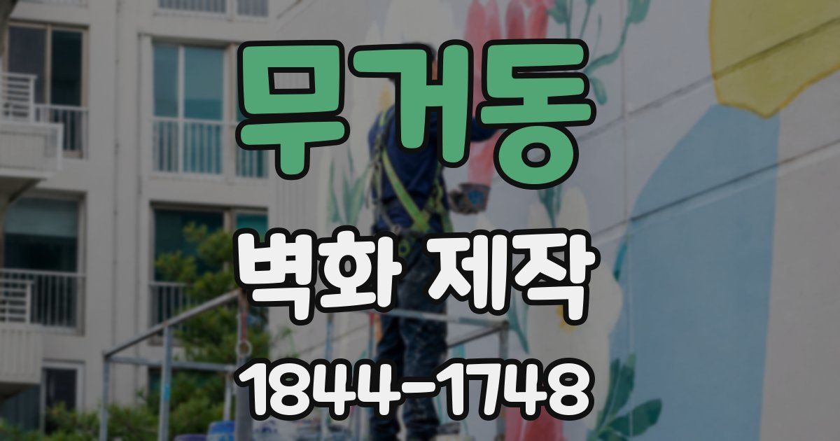 무거동 벽화 제작