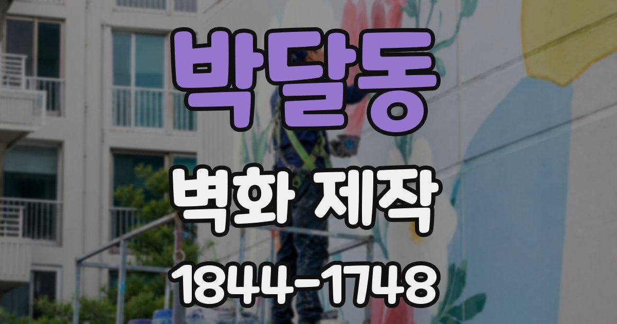 박달동 벽화 제작
