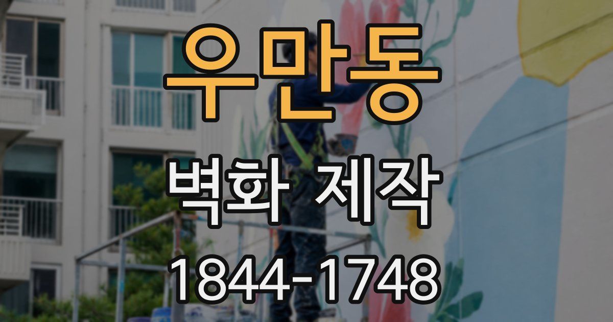 우만동 벽화 제작