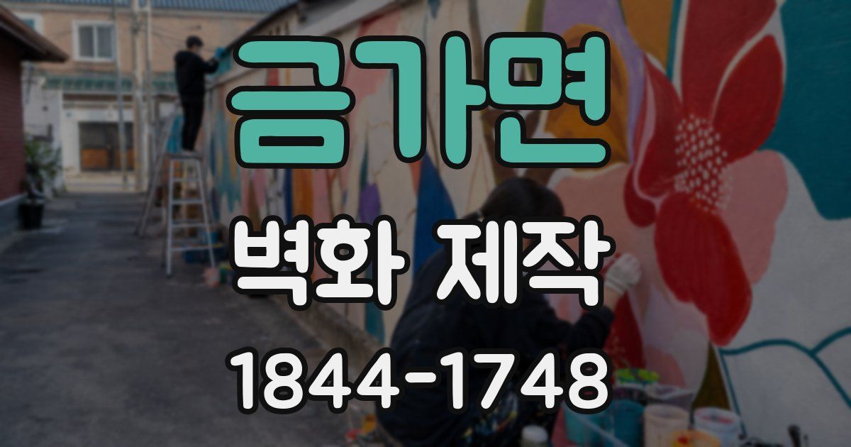금가면 벽화 제작