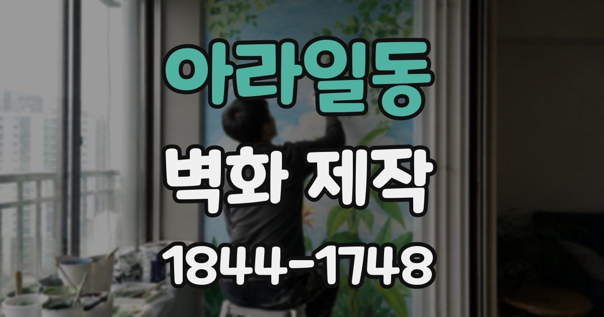 아라일동 벽화 제작