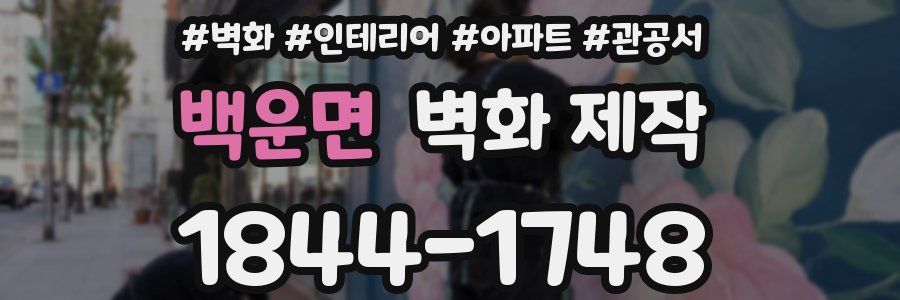 백운면 벽화 제작