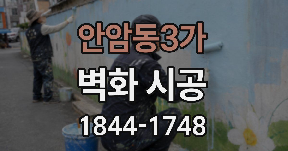 안암동3가 벽화 시공