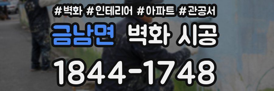 금남면 벽화 시공