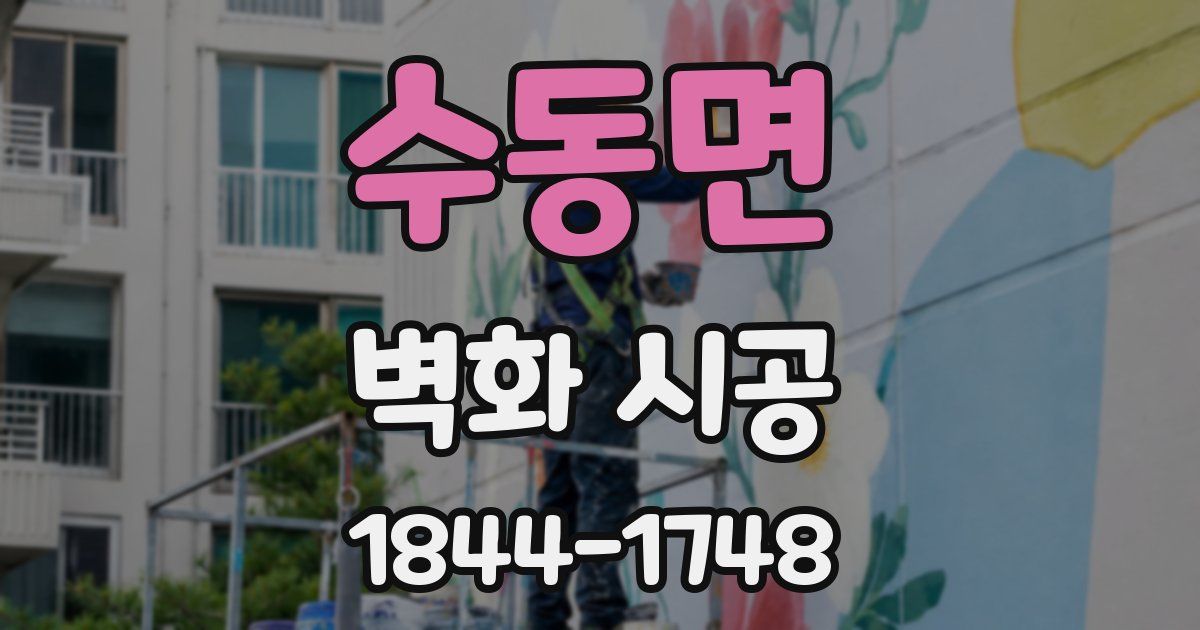 수동면 벽화 시공