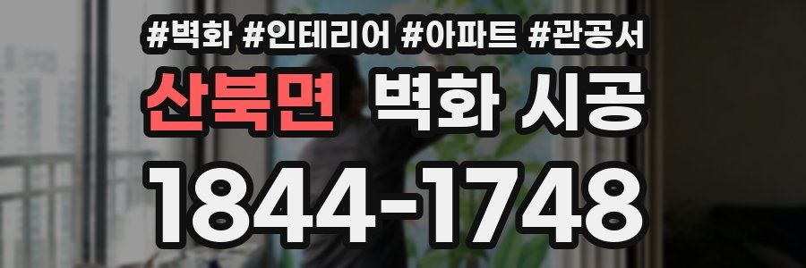 산북면 벽화 시공