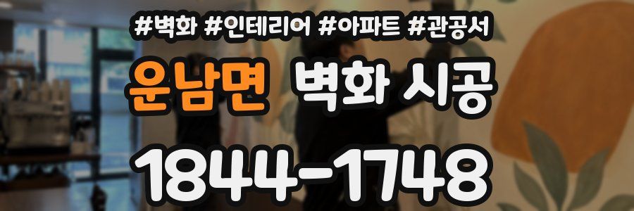 운남면 벽화 시공