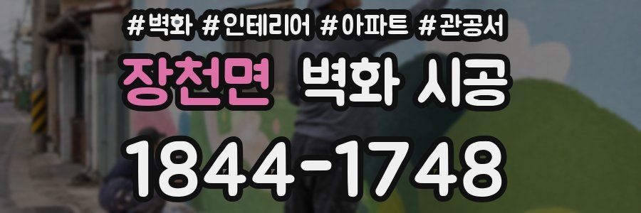 장천면 벽화 시공