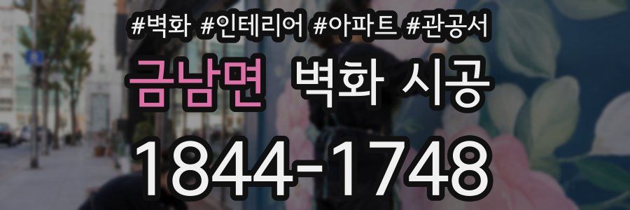 금남면 벽화 시공