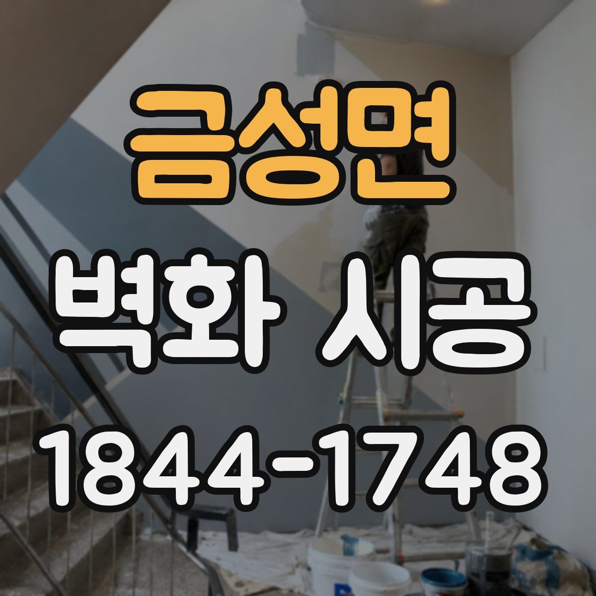 금성면 벽화 시공