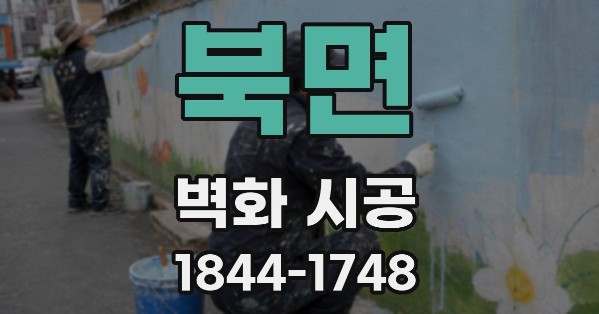 북면 벽화 시공