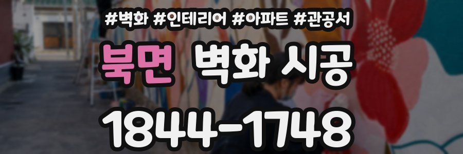 북면 벽화 시공