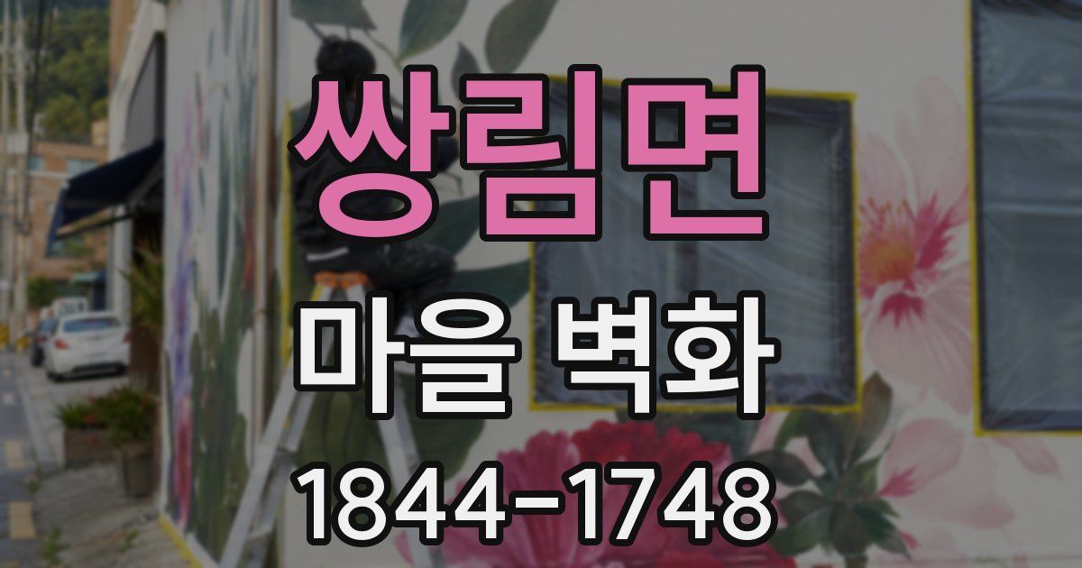 쌍림면 마을 벽화