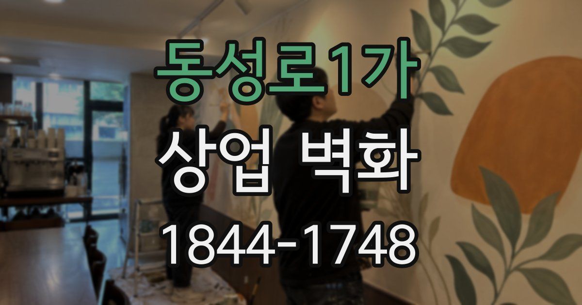 동성로1가 상업 벽화