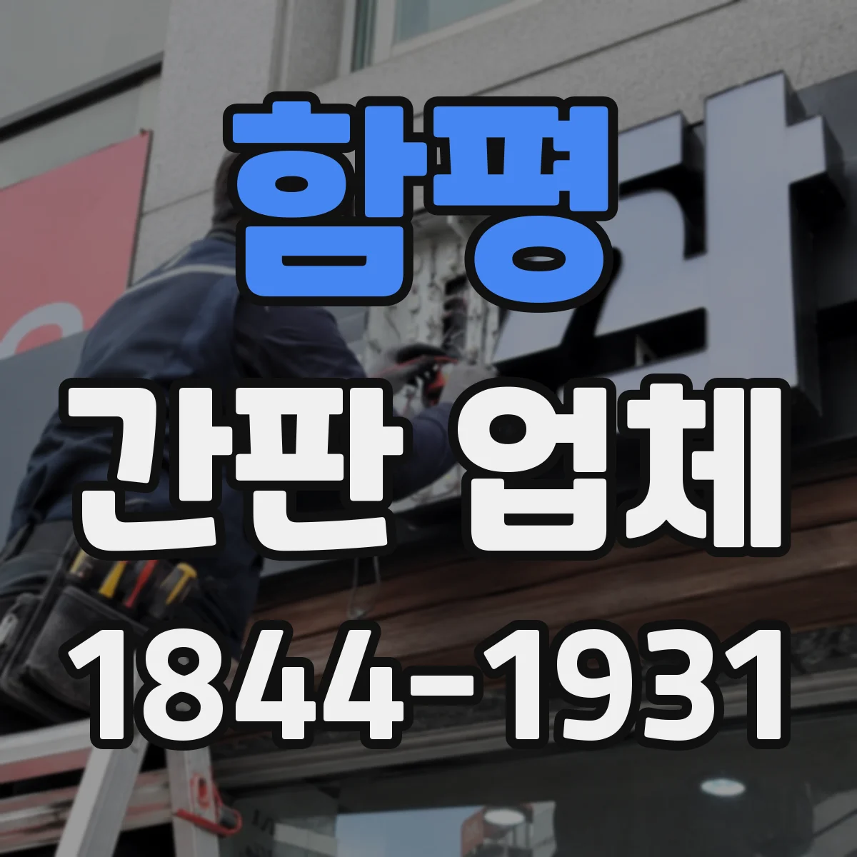 함평 간판 업체 업종별 설치 위치·동선 반영 사례
