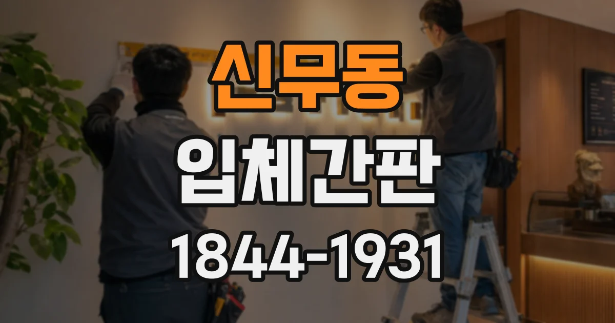 신무동 입체간판