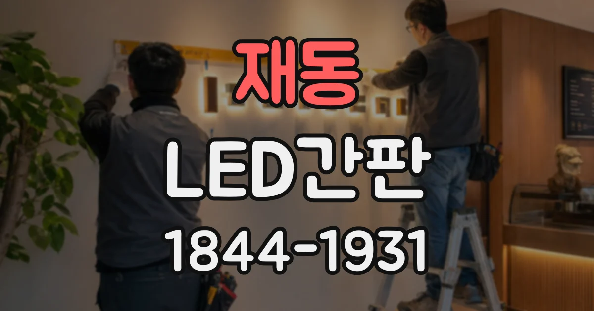 재동 LED간판