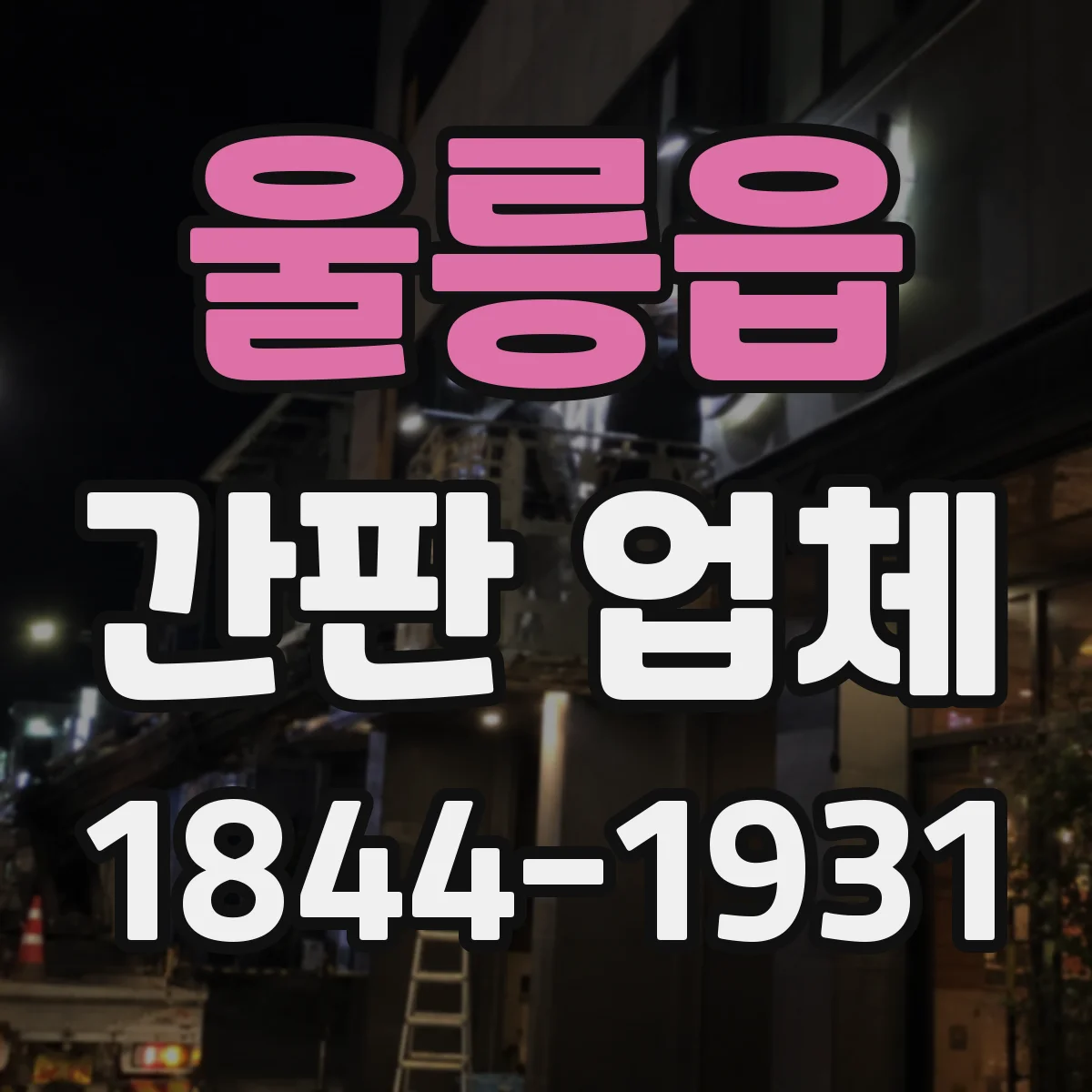 울릉읍 간판 업체