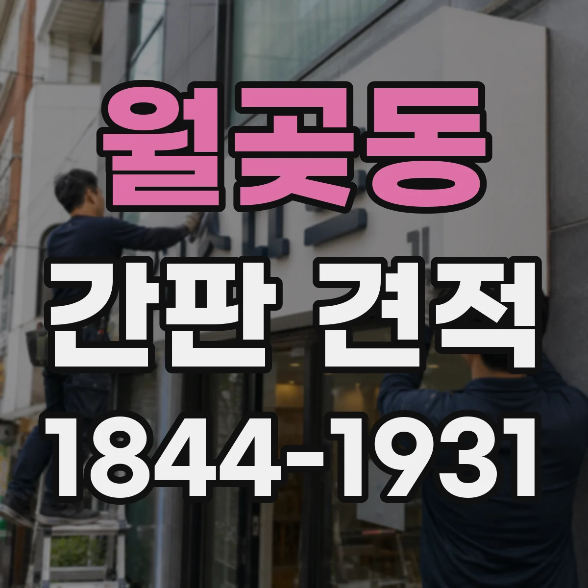 월곶동 간판 견적