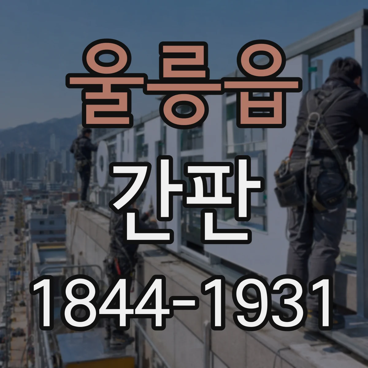 울릉읍 간판