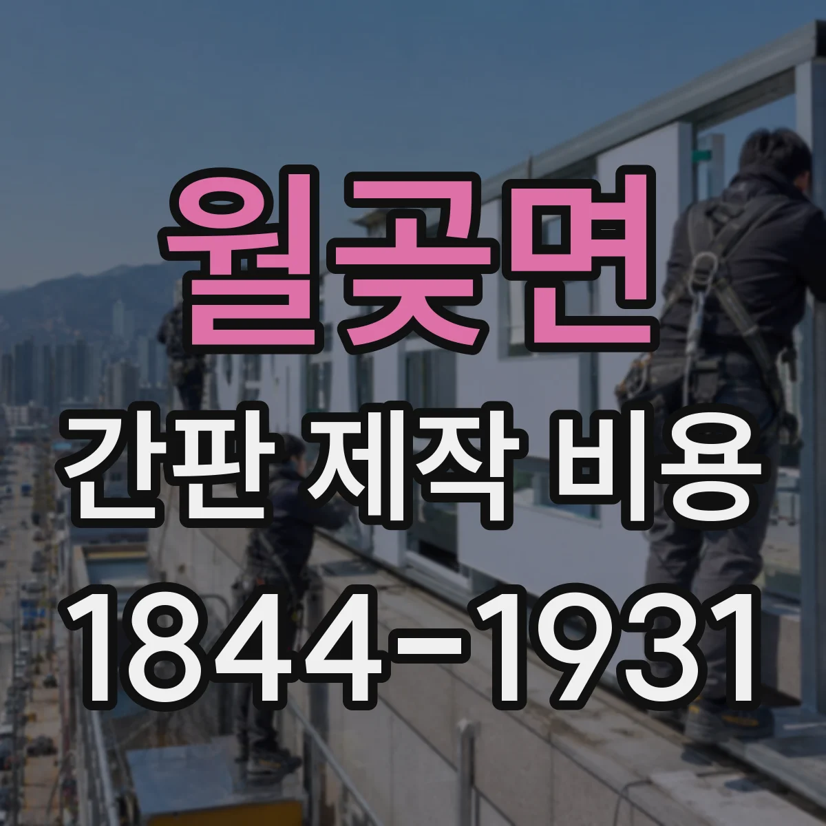 월곶면 간판 제작 비용
