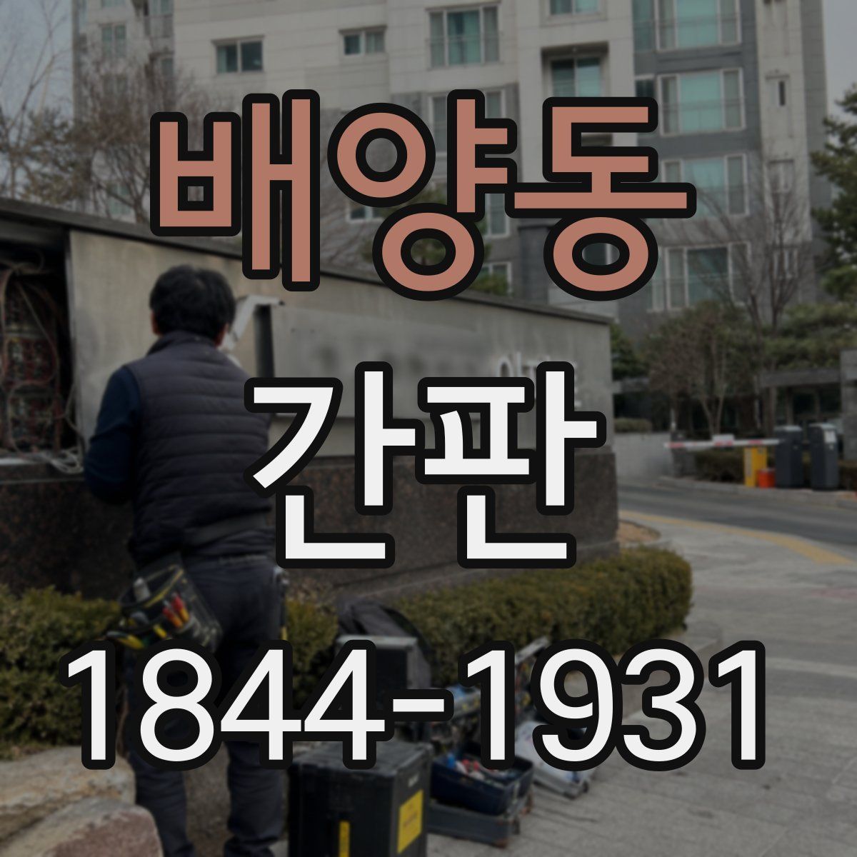 배양동 간판