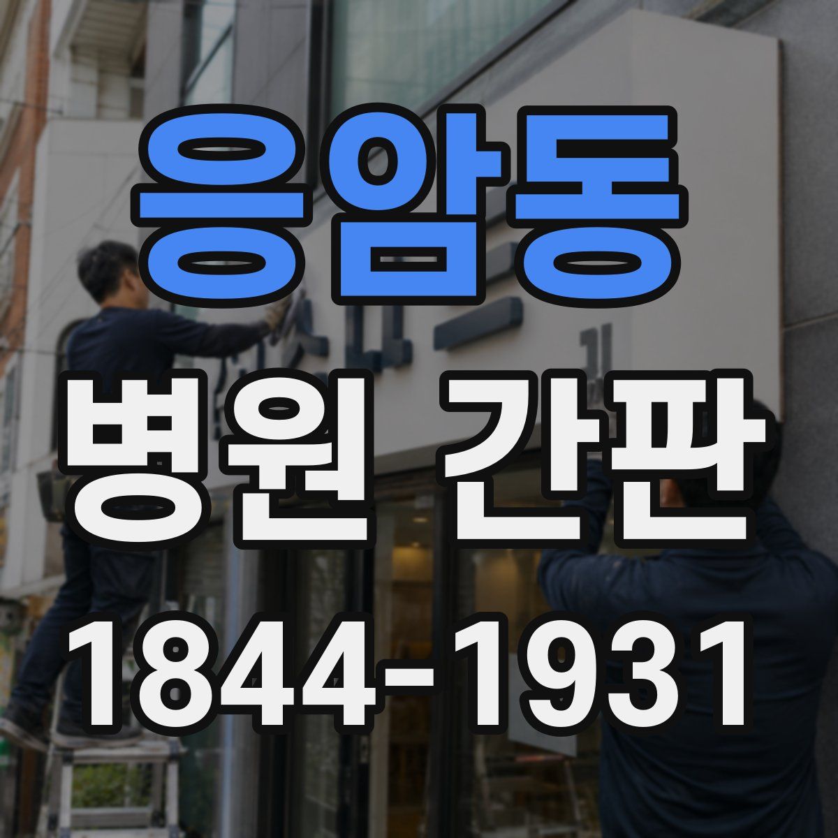 응암동 병원 간판