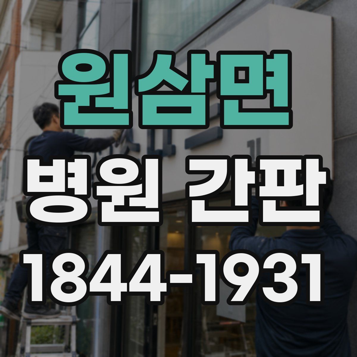 원삼면 병원 간판