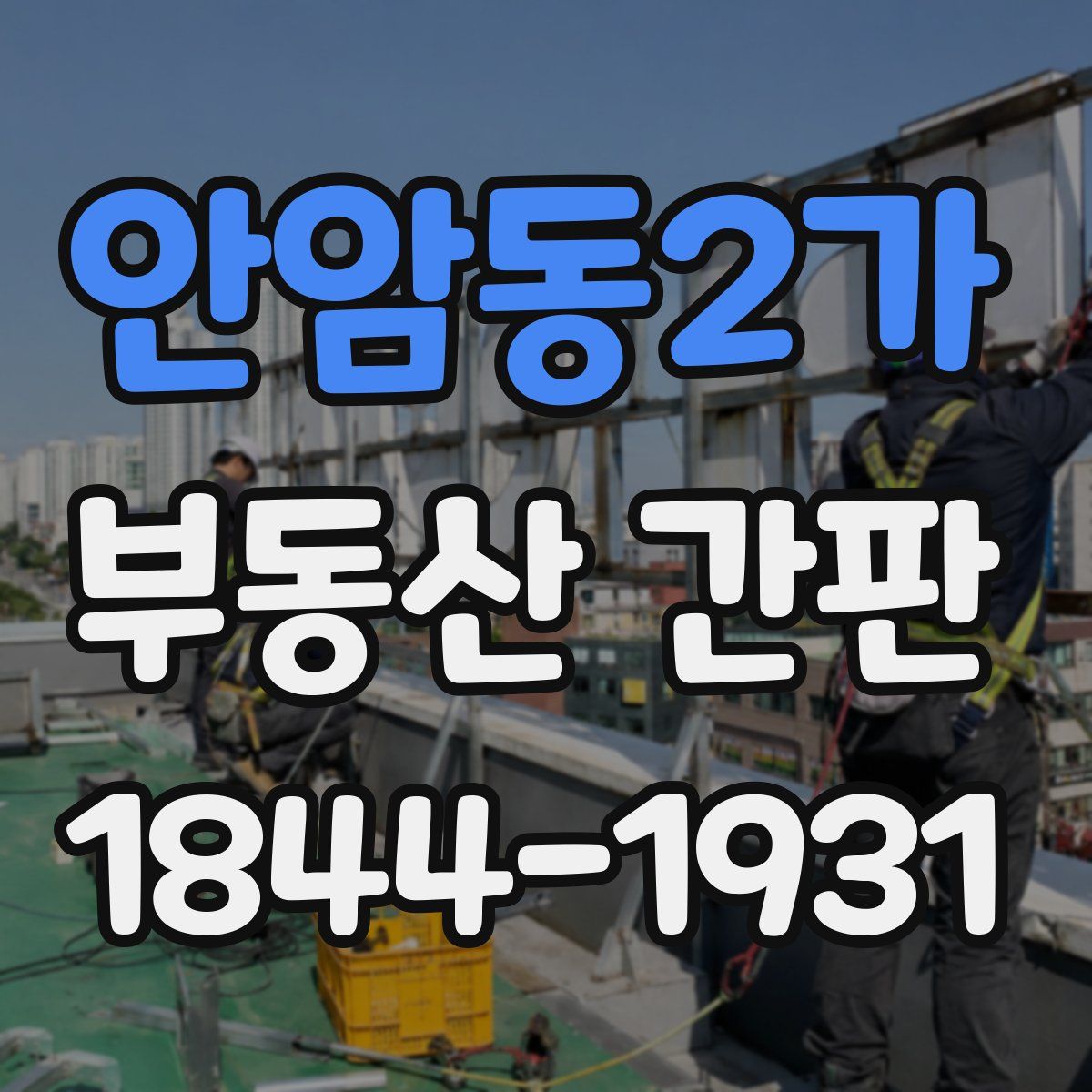 안암동2가 부동산 간판