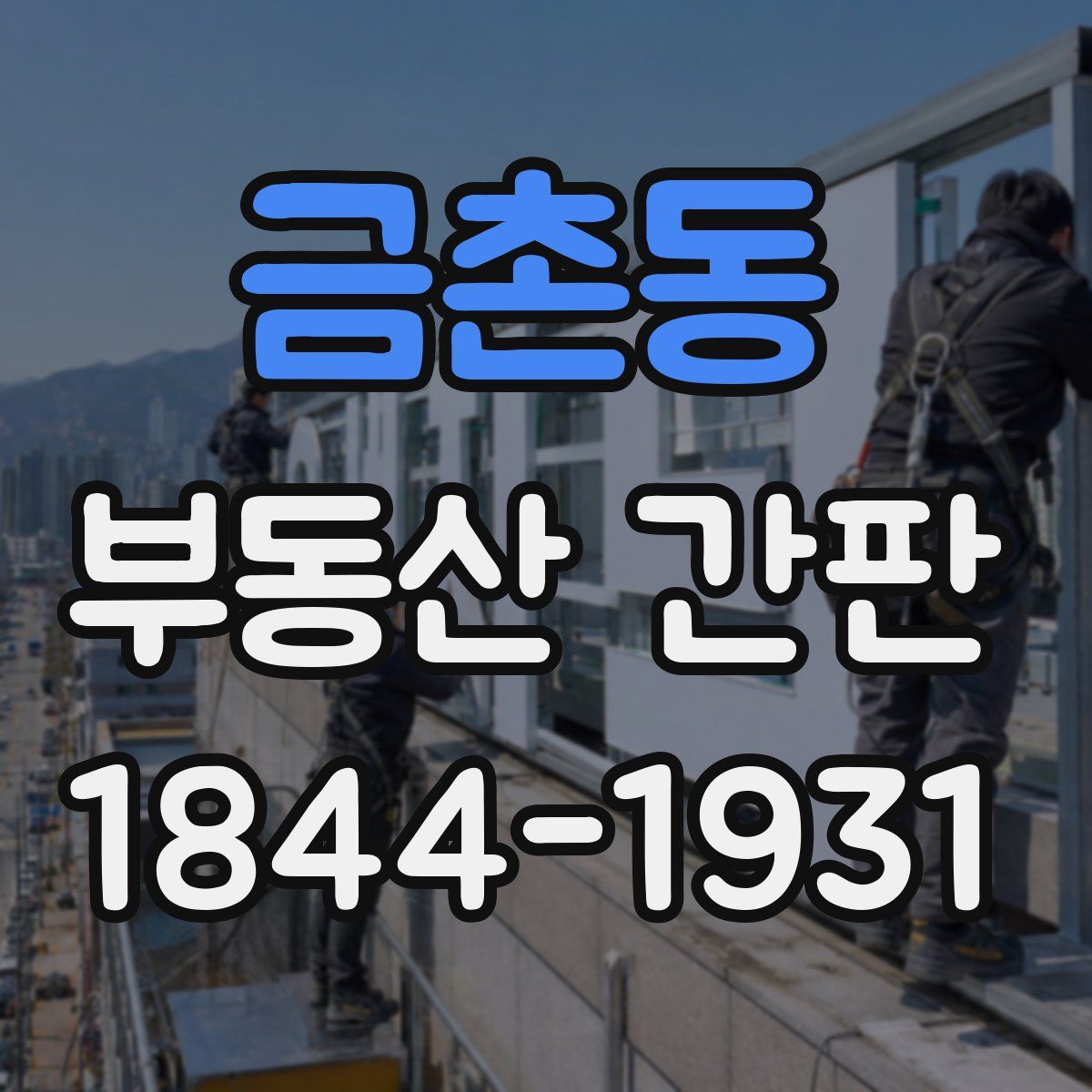 금촌동 부동산 간판