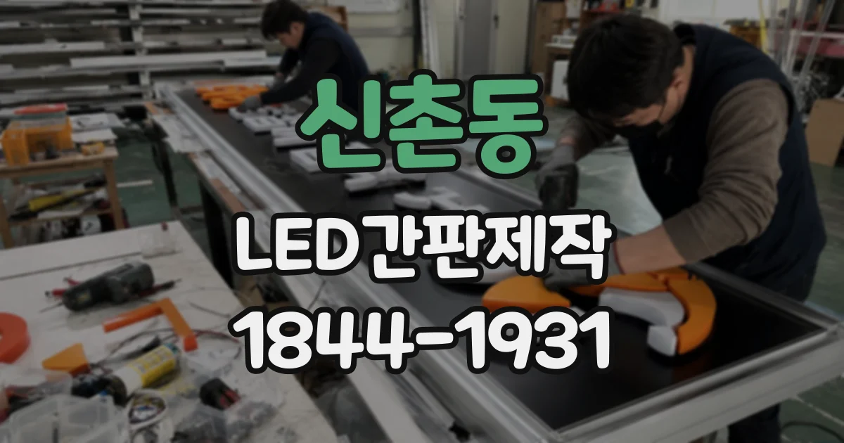 신촌동 LED간판제작