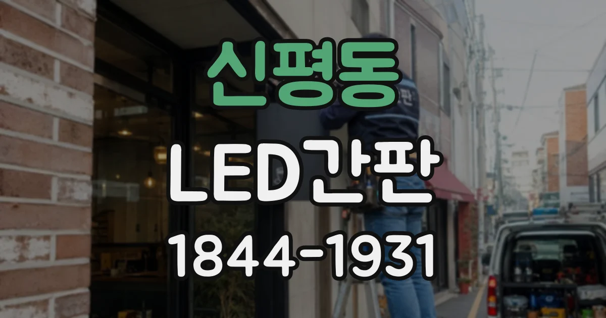 신평동 LED간판