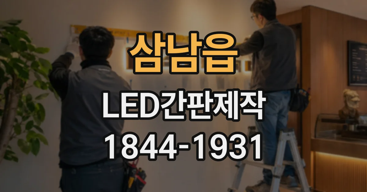 삼남읍 LED간판제작