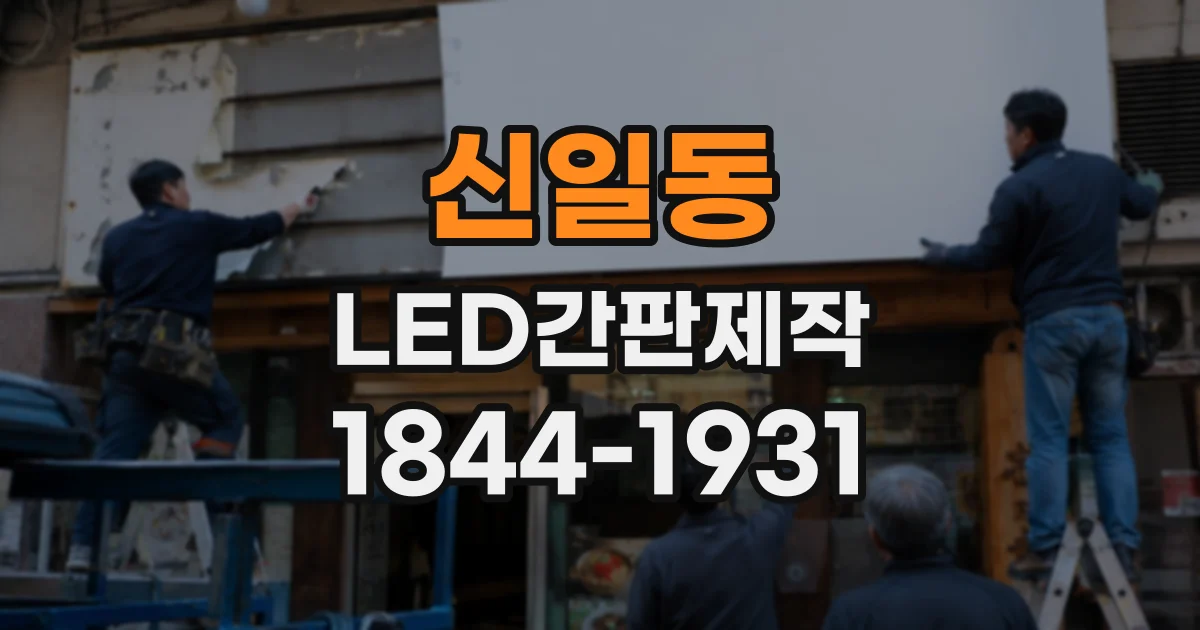 신일동 LED간판제작