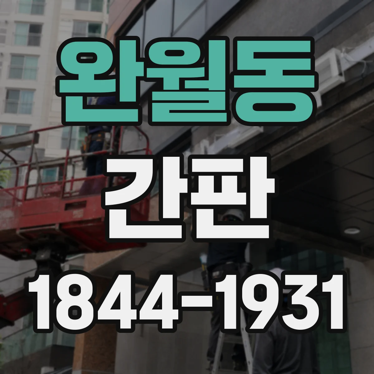 완월동 간판