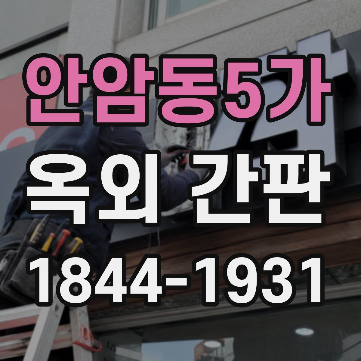 안암동5가 옥외 간판