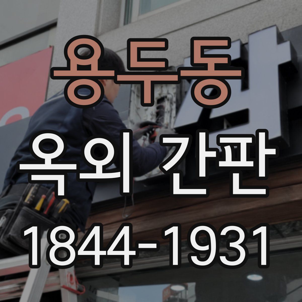 용두동 옥외 간판