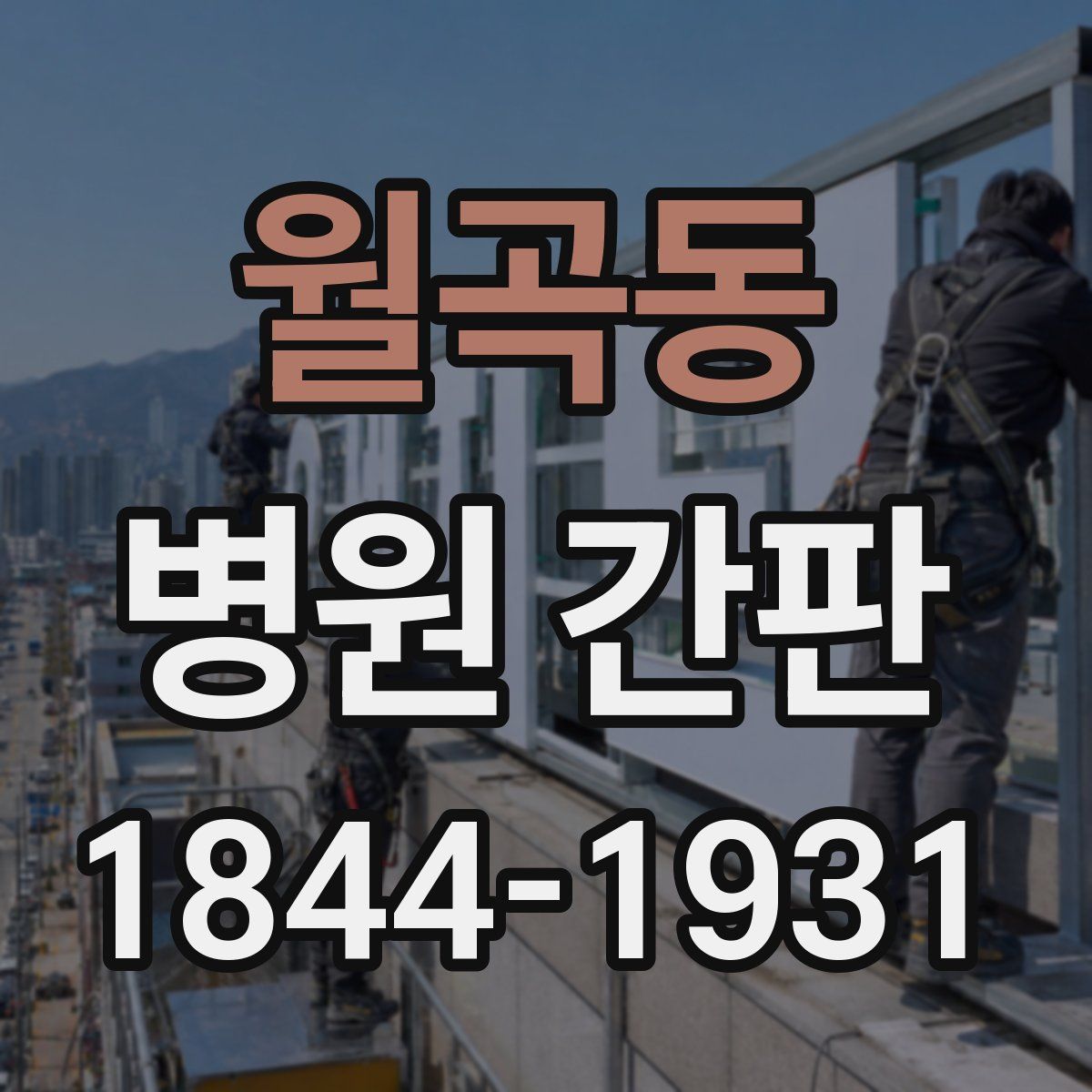 월곡동 병원 간판