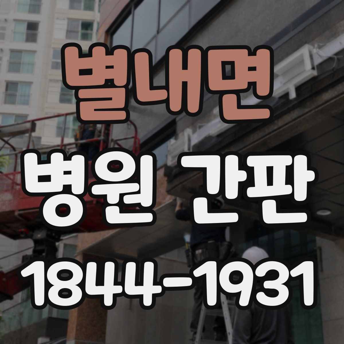 별내면 병원 간판