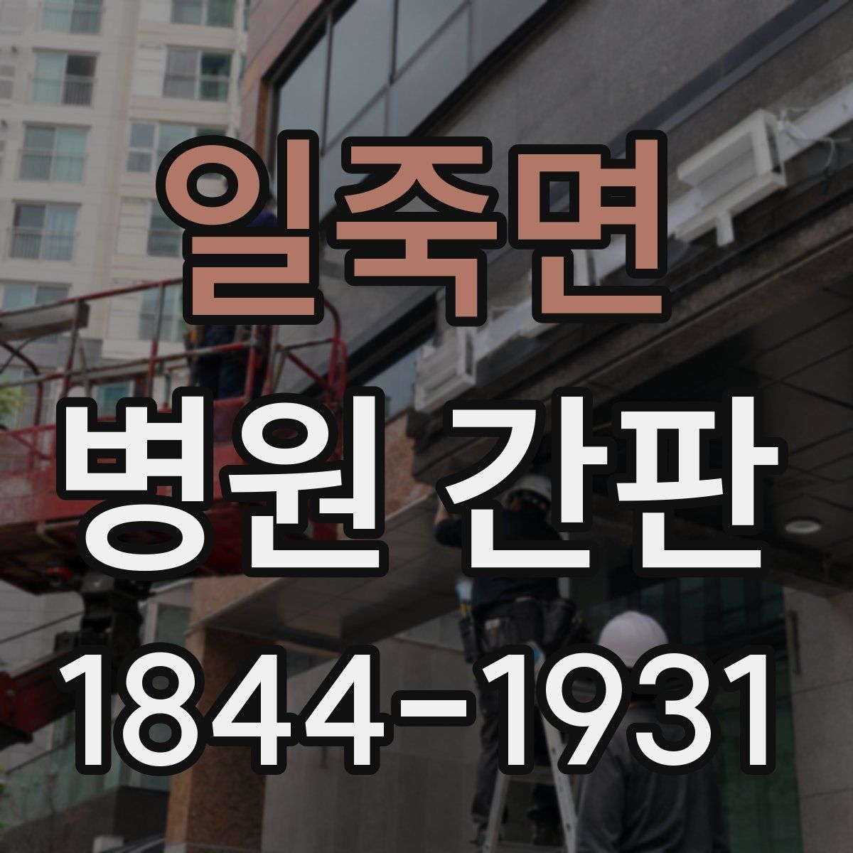 일죽면 병원 간판