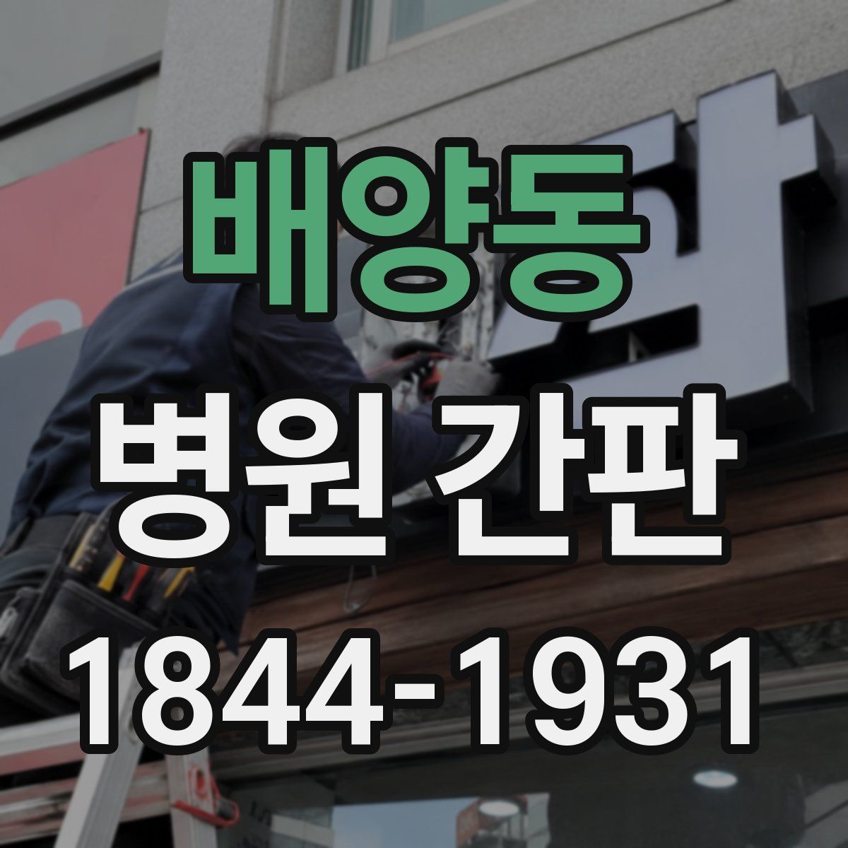 배양동 병원 간판