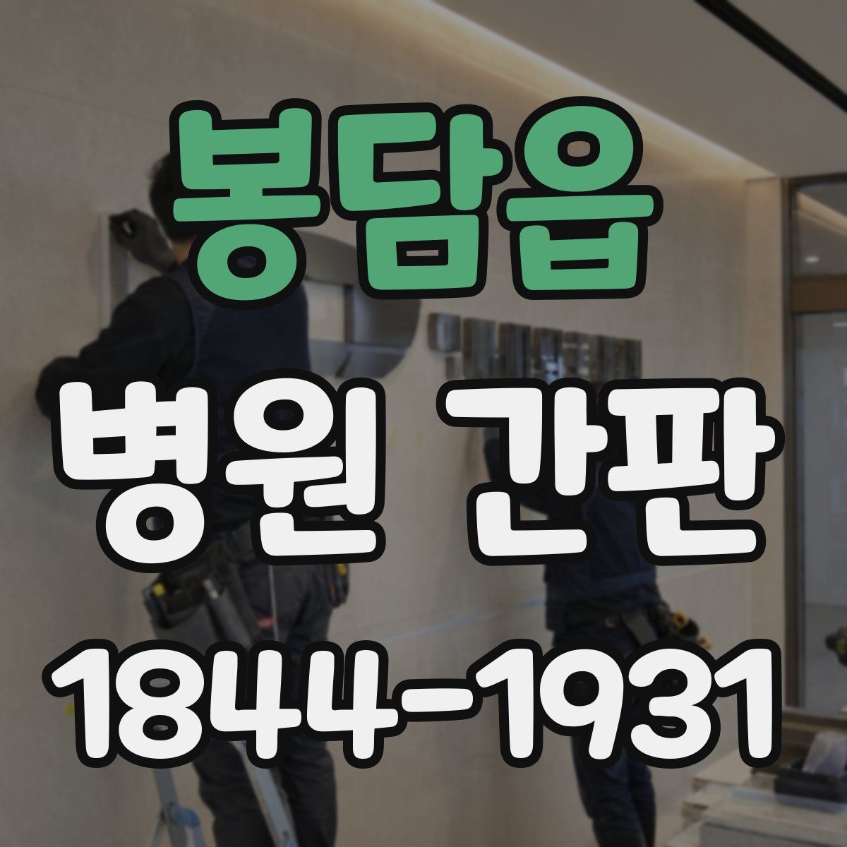 봉담읍 병원 간판