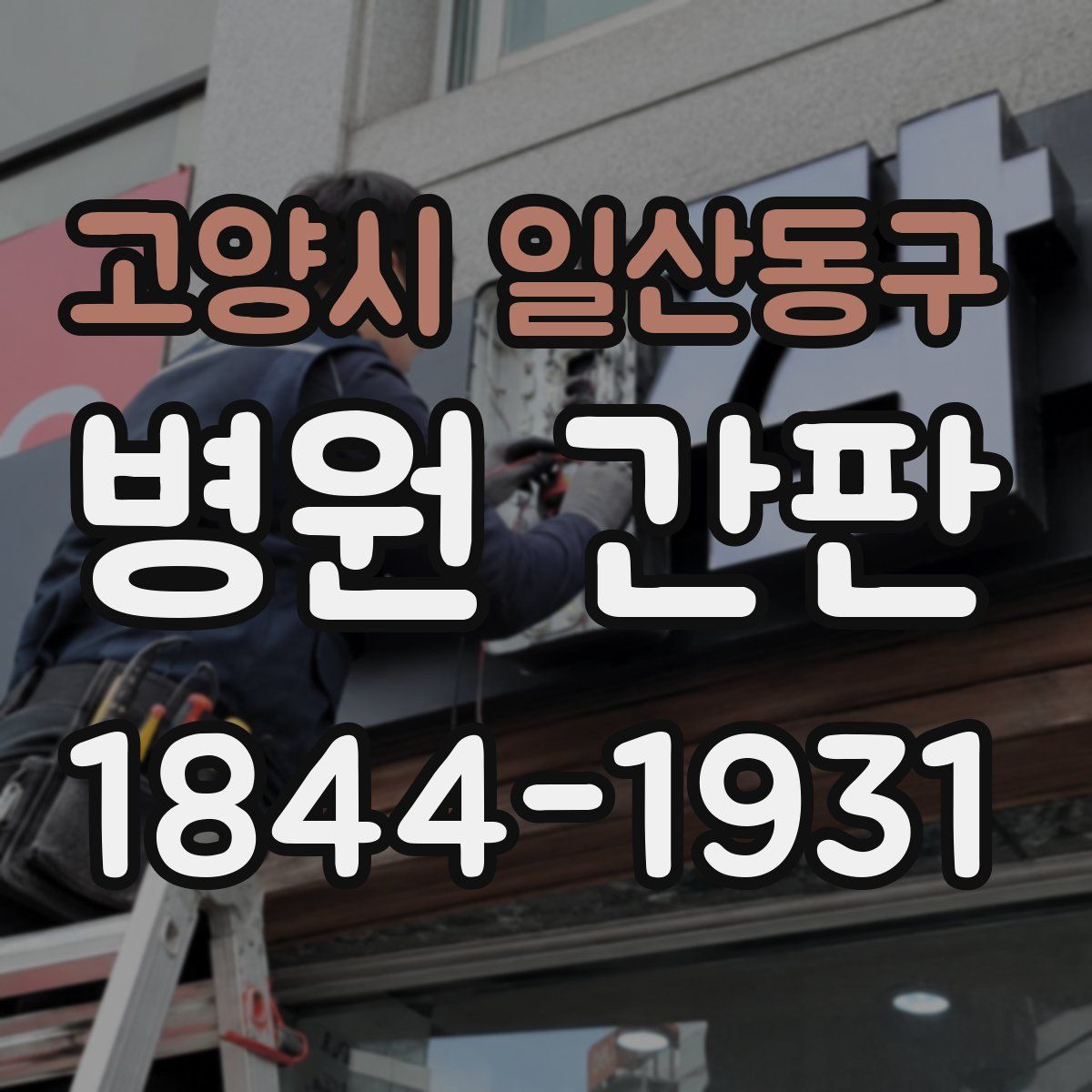 고양시 일산동구 병원 간판