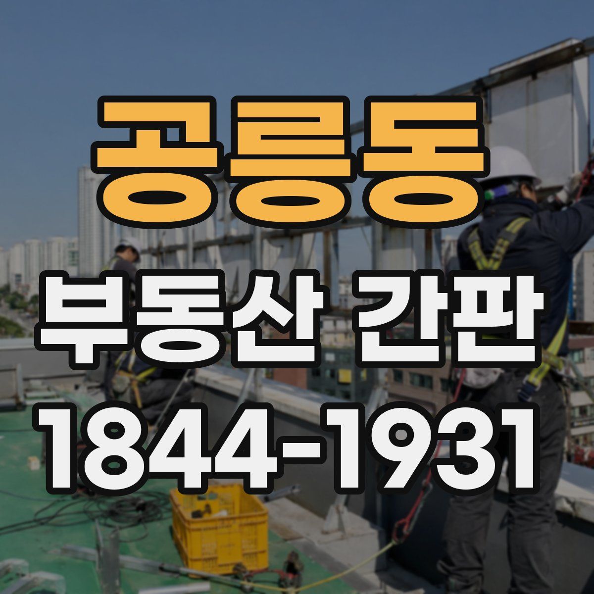 공릉동 부동산 간판