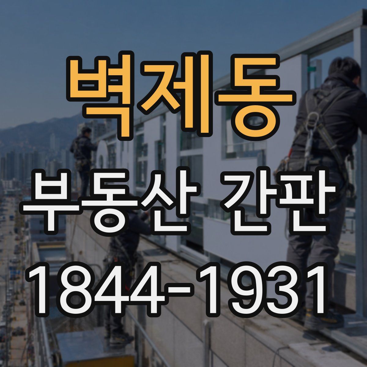 벽제동 부동산 간판