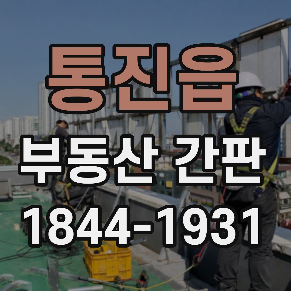 통진읍 부동산 간판