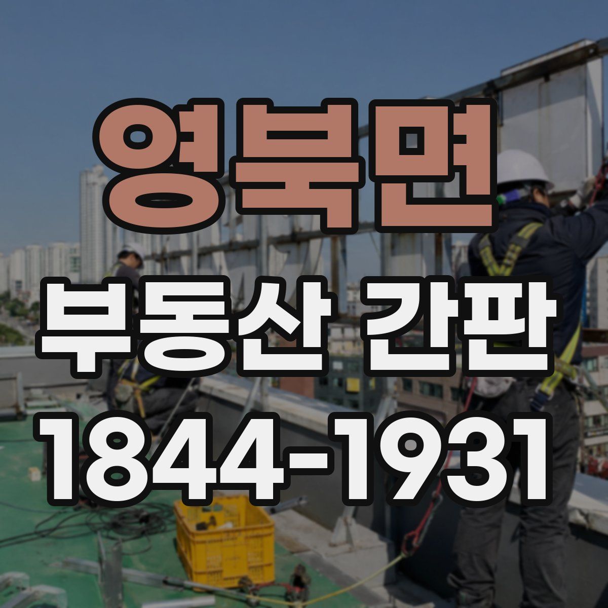 영북면 부동산 간판