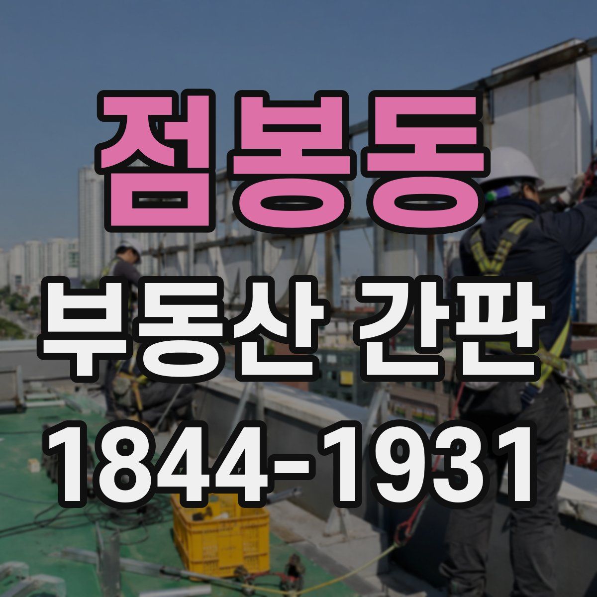 점봉동 부동산 간판